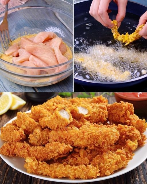 RECETA DE TIRAS DE POLLO CRUJIENTES 432995790_1474860066711595_5192619447493613868_n