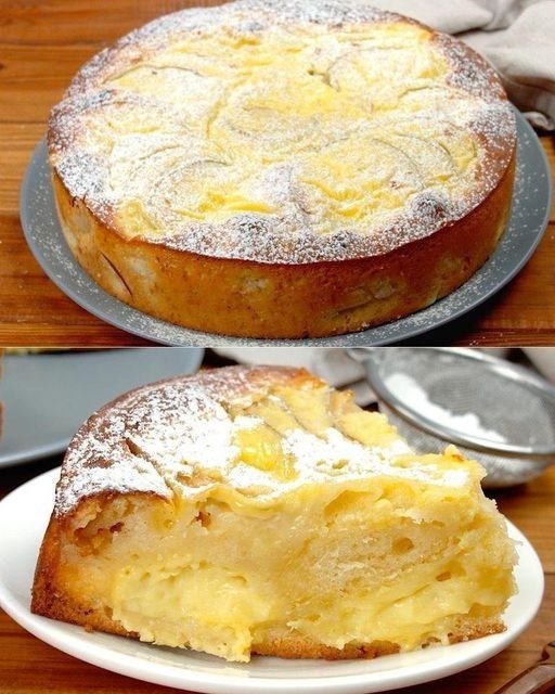 Tarta de manzana muy esponjosa ¡Se hace en unos pocos minutos! 459856132_501938086068466_3520520586269059320_n