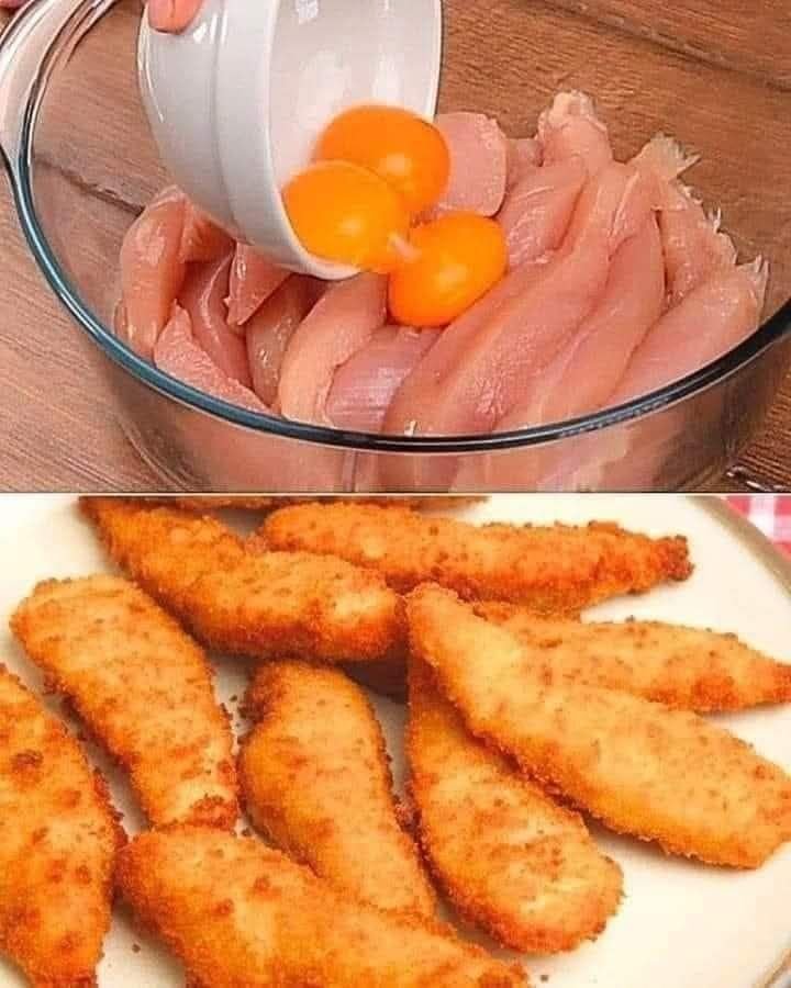 Crispy Chicken Strips – The Ultimate Recipe for Crunchy, Juicy Perfection! 480011106_2068286623643147_2427767648466516498_n
