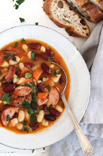 Hungarian Bean Soup with Kielbasa🇭🇺.. Screenshot 2025-08-17 133742