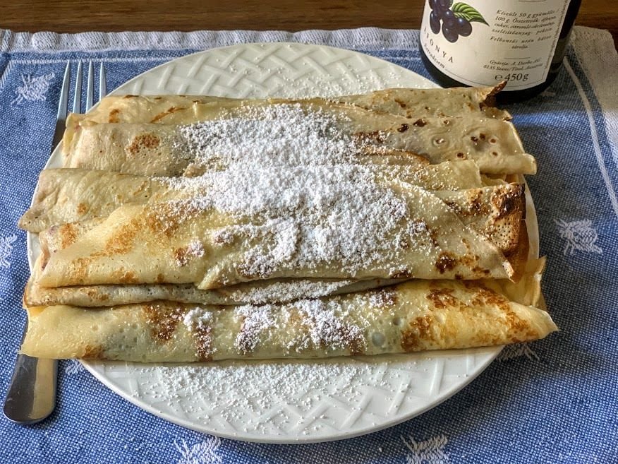 Hungarian crepes (Palacsinta)ππΊ 46cddcf42ea66201e158521a0898b0f7