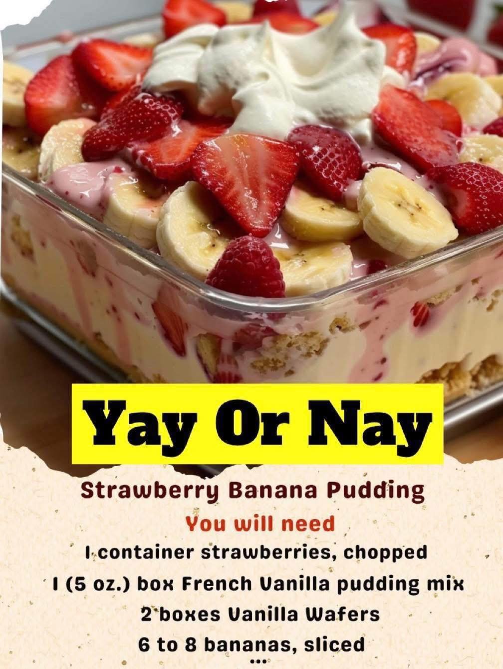 Strawberry Banana Pudding π π 542759332_122248614842219894_5614913832909911742_n