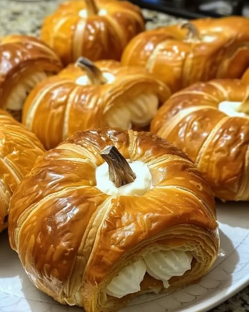 Crescent Pumpkins with Cream Cheese and Pumpkin Pie Filling 545928676_2485647265138013_7538203645031586015_n