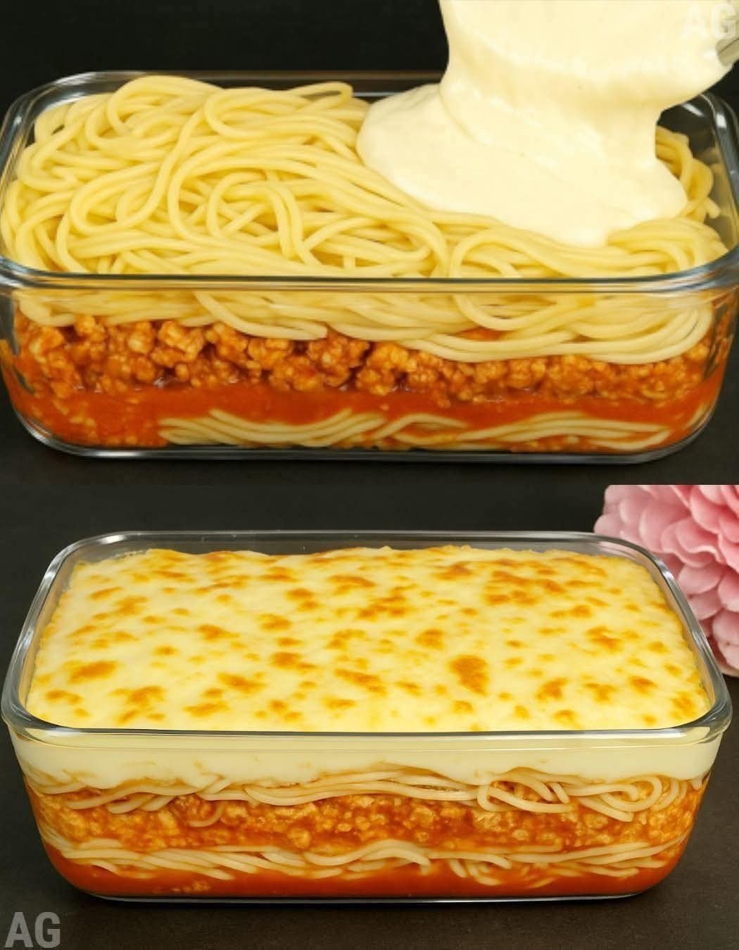 Spaghetti with ground beef sauce 549651486_2841254356265247_691133836560501592_n