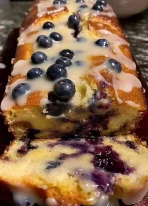 🍋 Lemon Blueberry Loaf – Sweet, Tangy & Moist! 550207251_122221097756253487_2037246153145268126_n