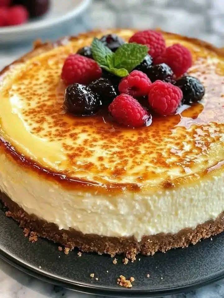 Crème Brûlée Cheesecake Ingredients: 555580540_799028536434493_3222877551742105872_n