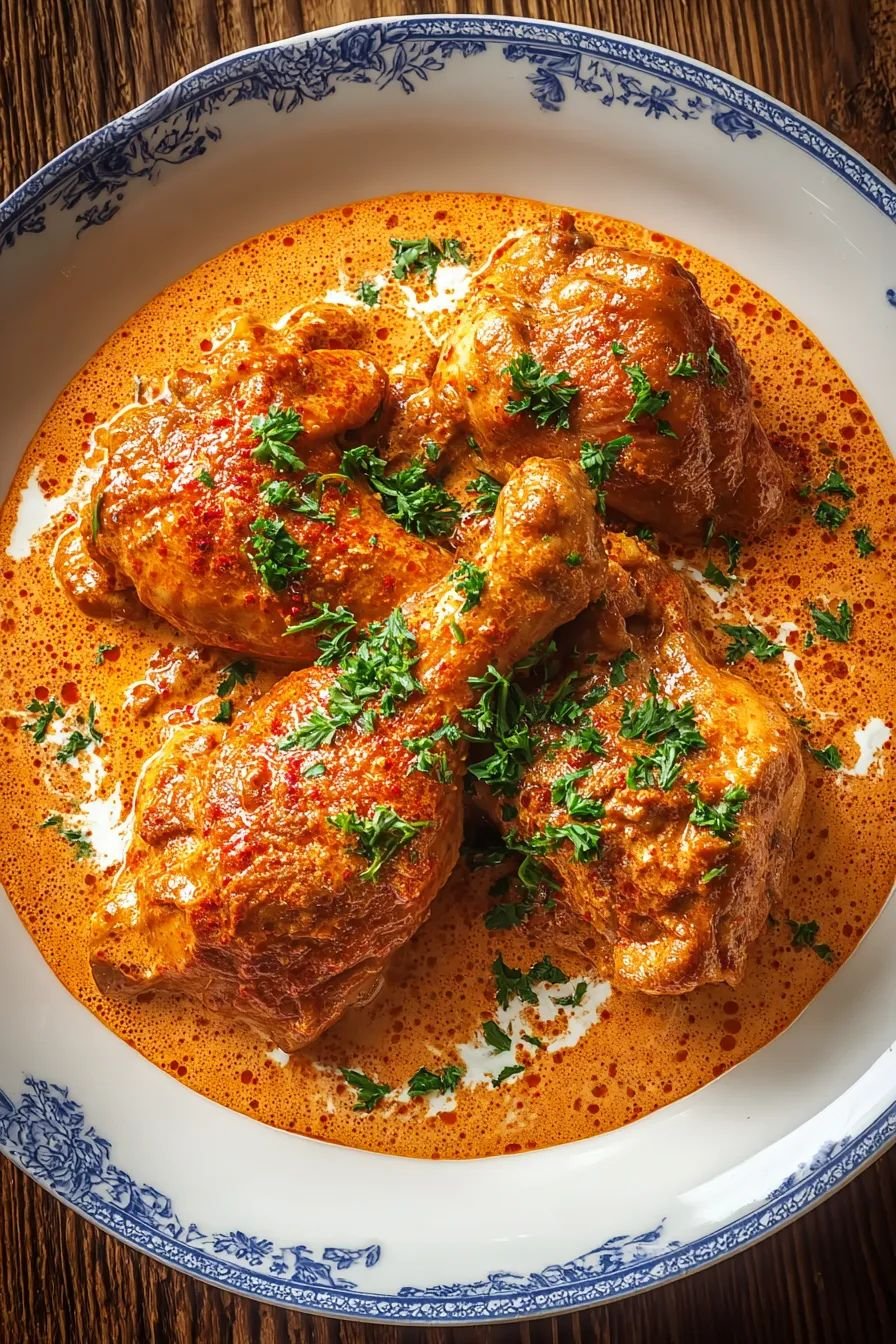 🍗 Traditional Hungarian Chicken Paprikash with Creamy Sauce 86c12ccf3a4665f94a9fcb5b26007932