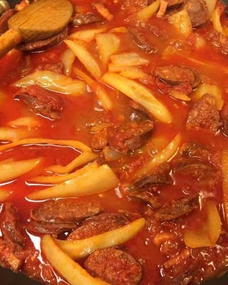 Spicy Hungarian Sausage Goulash (Lecso)🇭🇺 b73d8d6ee4362e293c74d1c78ec85d5b