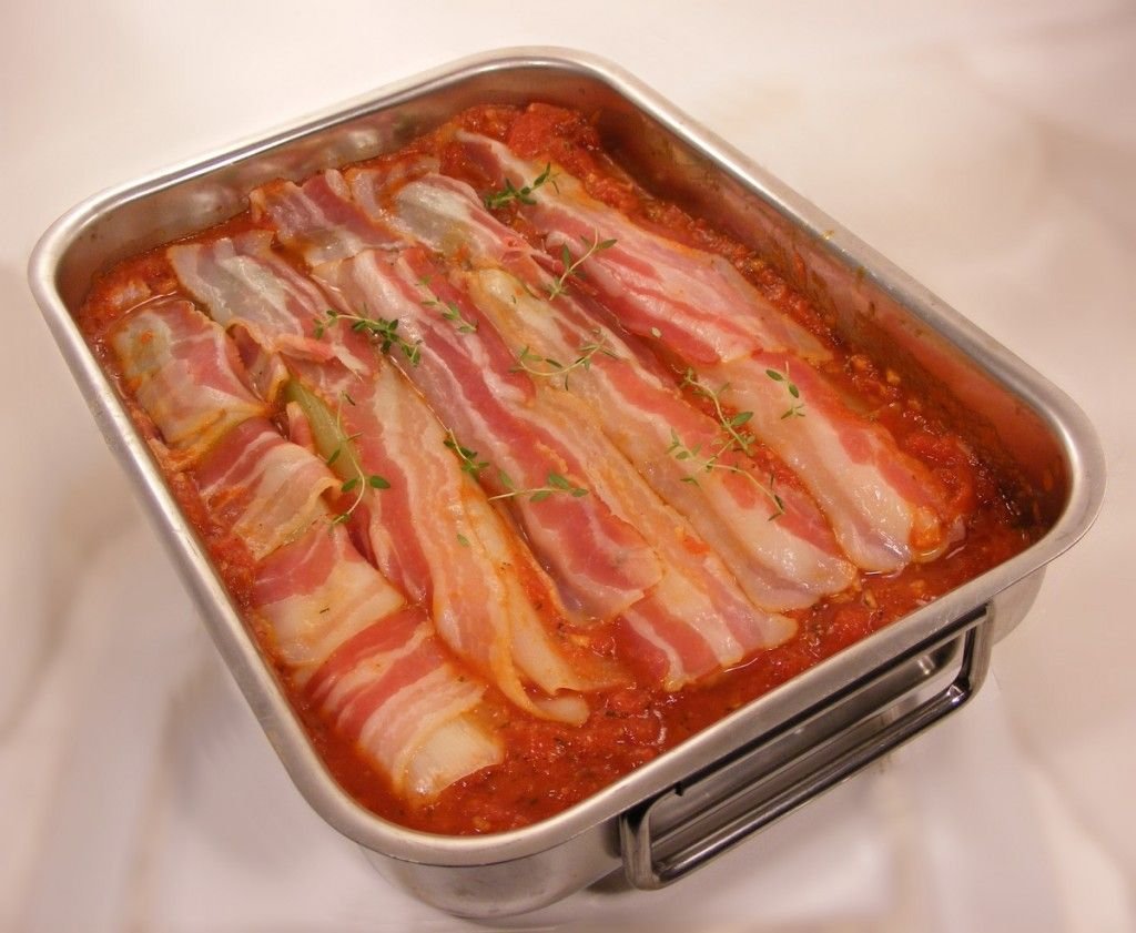Hungarian Food - Layered Green Pepper and Sausage Casserole (Rakott Zoldpaprika)🇭🇺 cc2ec8b5a31ab001008f2296c5df0dcb