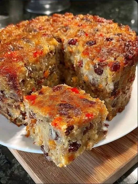 Old-Fashioned Holiday Fruit Cake Recipe 580579101_122120465672994373_732363033491199279_n