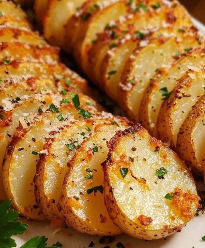 BEST EASY SHEET PAN SCORED POTATOES RECIPE 584424137_122254686884219169_2785981109321899169_n