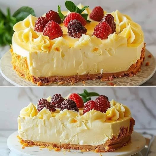 "Elegant White Chocolate Raspberry Cheesecake" 587220770_122255773592219169_4644793328131302417_n