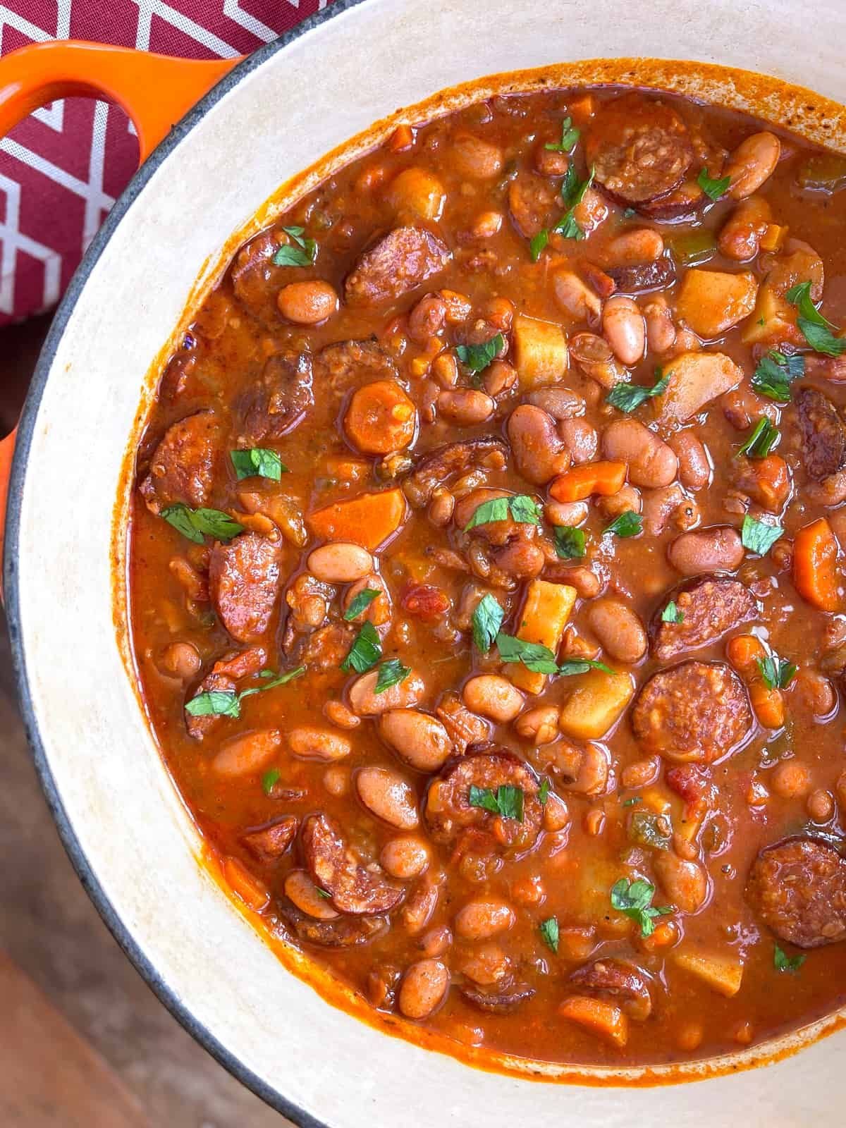 Hungarian Bean Goulash (Babgulyás)🇭🇺 d4744fe3f8b7ba2b4877124278275236