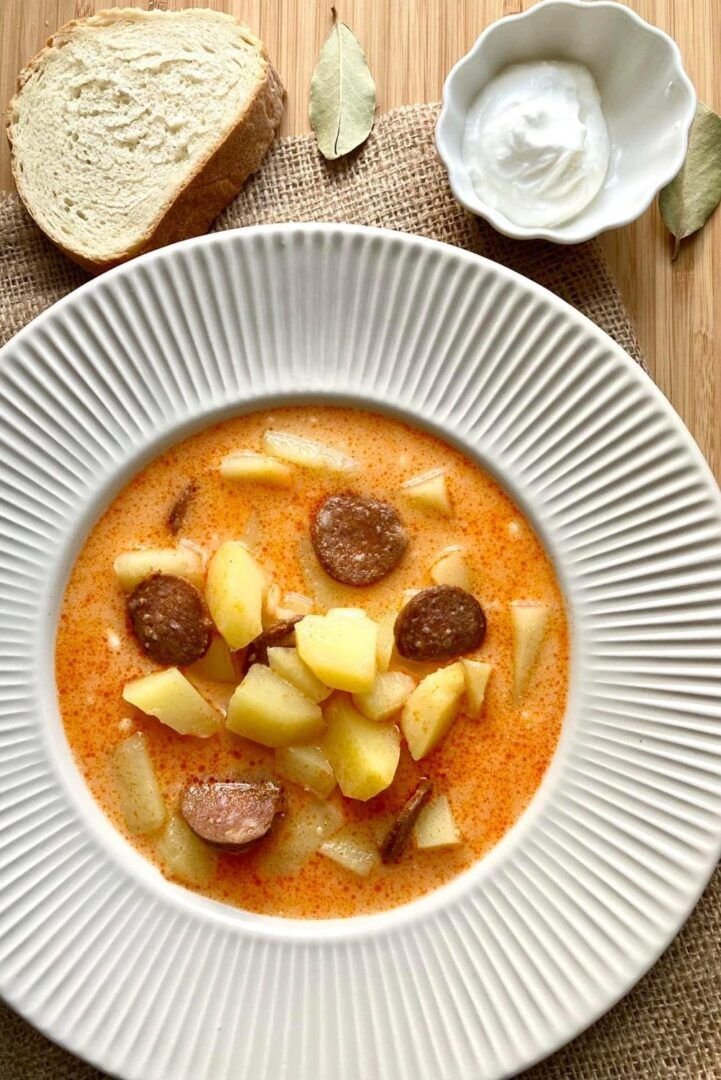 Hungarian potato paprika - paprikás krumpli🇭🇺 3ec1117825472870982933361cc86b54