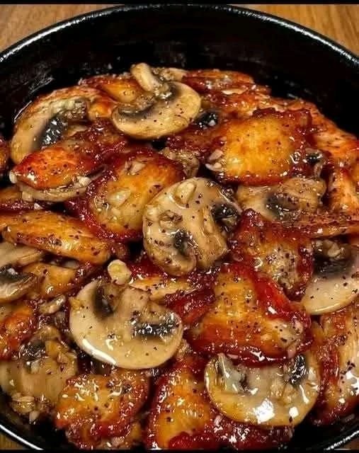 Honey Garlic Chicken with Mushrooms 594849703_1535518757715513_1342145711612132328_n