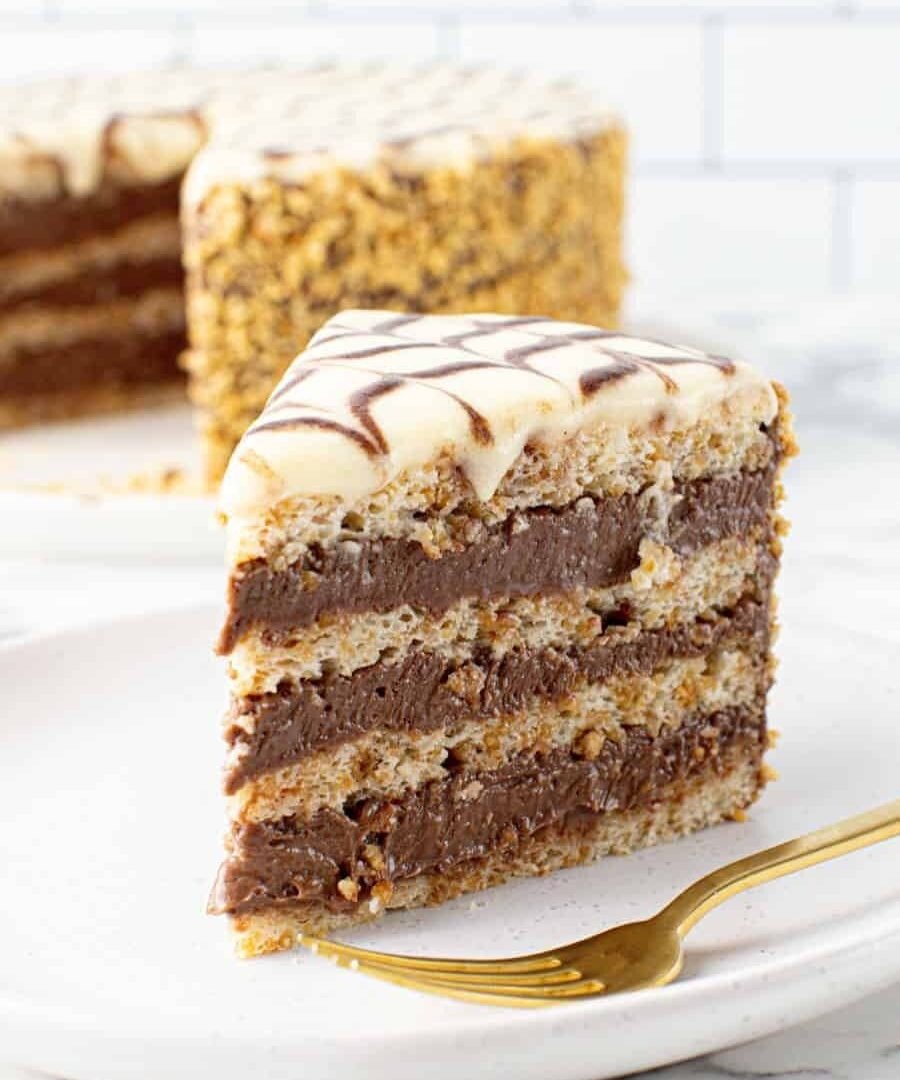 🇭🇺🍰 Esterházy Torte (Hazelnut & Chocolate Layer Cake) ab059f77b97c55c07bedf53358ba19c7 (2)