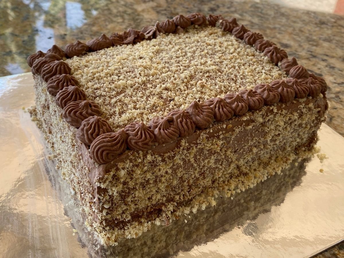 classic Diós Torta (Hungarian Walnut Torte) cca54eefe96241753409731998db40bc