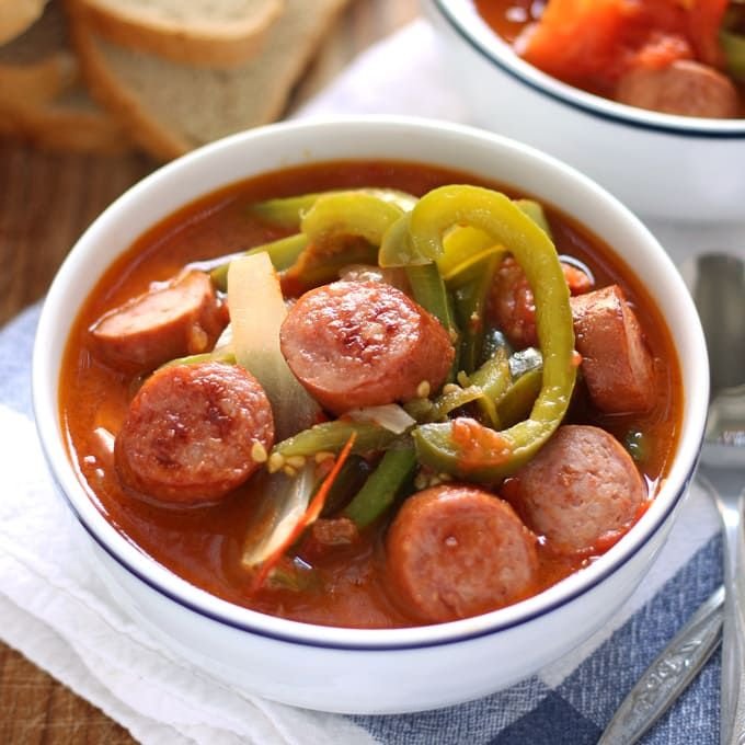 Sausage Leczo / Lecso (Hungarian Vegetable Stew Recipe)🇭🇺 daf3f0fe2d337e3a584cbf6296c64e06