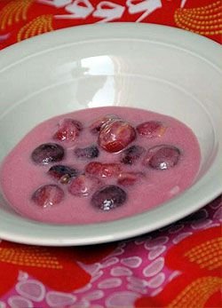 Hungarian Chilled Cherry Soup (Meggyleves) 4218894fe913080d842c3bbf9c9554a1
