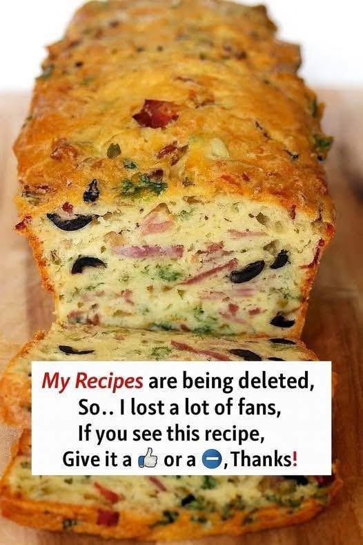 Savory Olive Cheese Loaf 698504886_122158458326963013_1075066853893052269_n