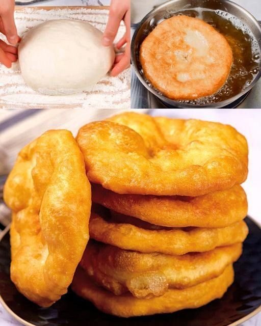 Hungarian Lángos 🇭🇺 (Crispy Fried Flatbread) 701651379_4263382157246694_7179190525554599419_n